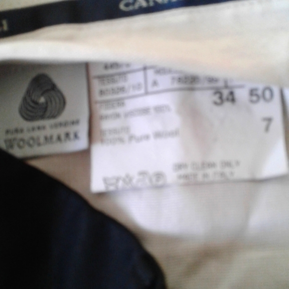 Bundle of 4  Mens Name Brand Dress Pants. 4 diff colors, all with bottom cuffs. - Picture 16 of 16